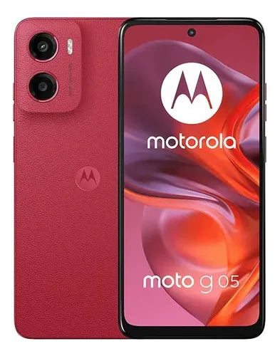 Celular Moto G05 128gb 4 Ram Rojo