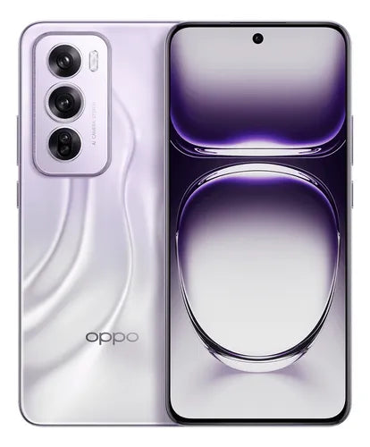 Celular Oppo Reno12 Pro Dual Sim 12GB Ram 256GB Rom pantalla 120 Hz Cámara 50MP Dimension 9200+ Morado