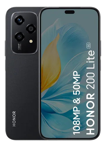 Honor Number series Honor 200 Lite Dual SIM 256 GB negro medianoche 8 GB RAM